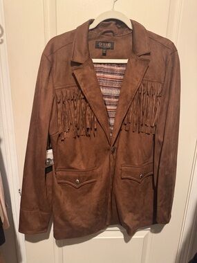 Shyanne Brown Suede Jacket - Fringe Style